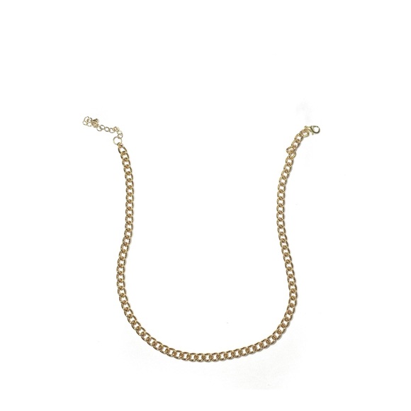 5/$20 Minimalist gold plated curb chain necklace, new - Picture 6 of 7
